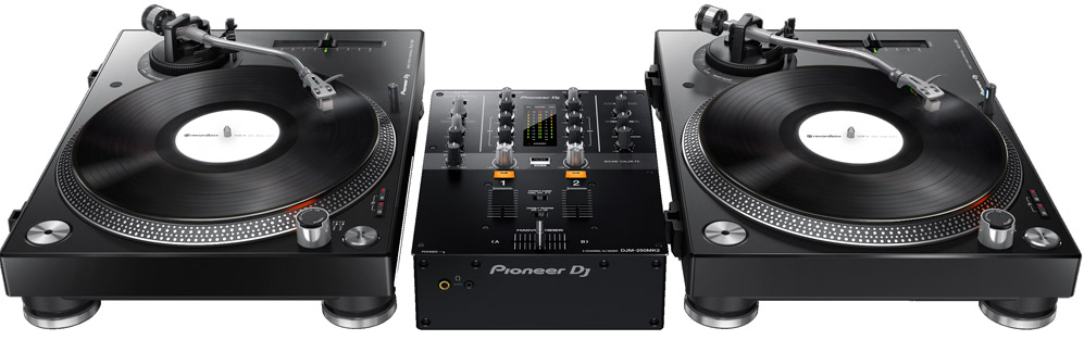 Pioneer PLX-500 + DJM-250MKII